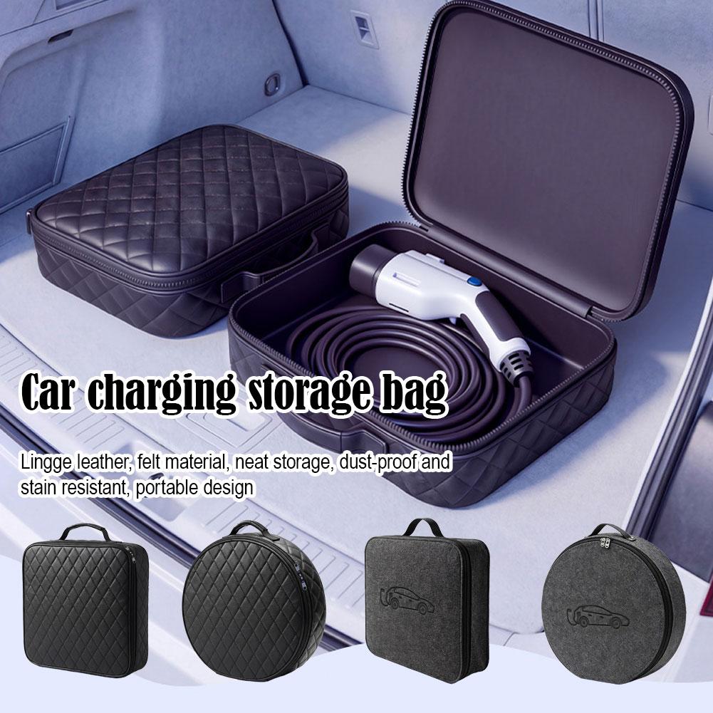 Cable Organizer Bag - EV Car Charging Cable Storage Bag