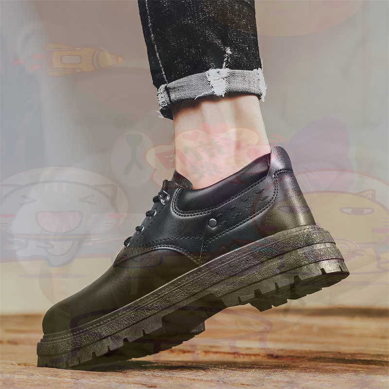 Tech Accessories Business - Dark Natural Leather Fashion Trainers Tennis