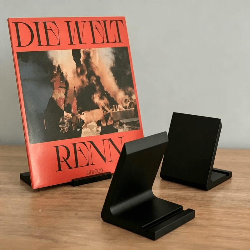 Tech Room Accessories - 1Pc Minimal Desktop Vinyl Record Stand,