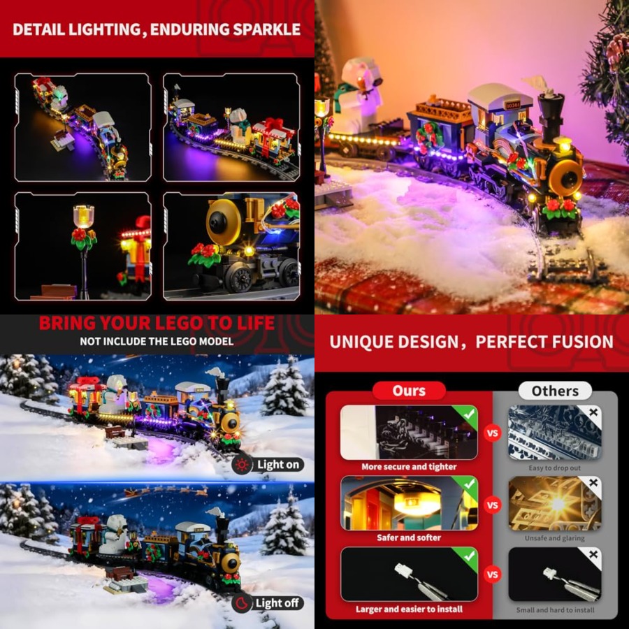 Tech Accessories Icon - 2.0 Light Kit Compatible with Lego