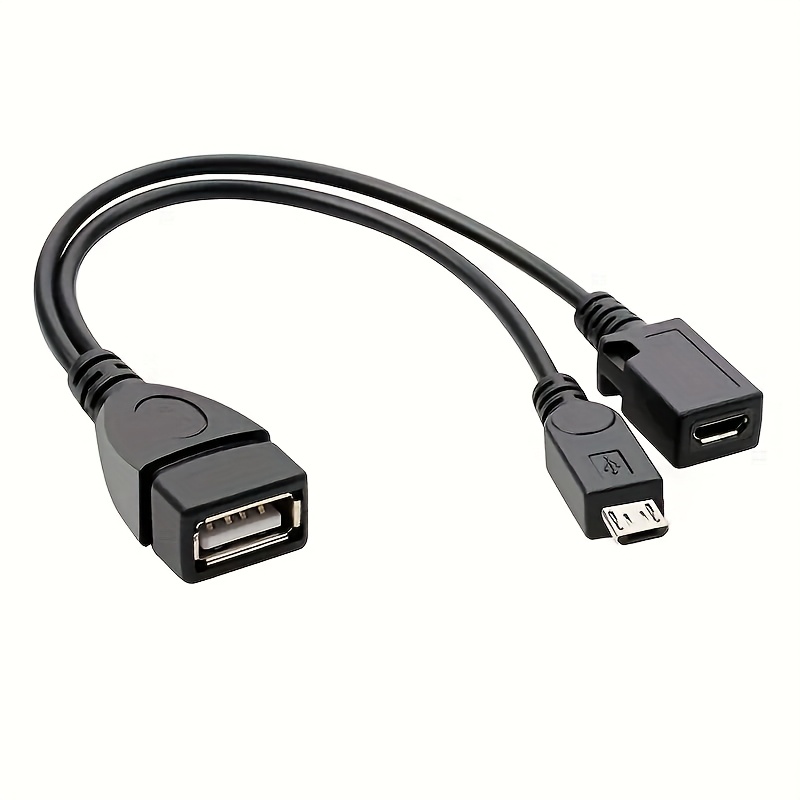 Tech Accessories For A Tablet - 2-in-1 OTG USB to Micro USB