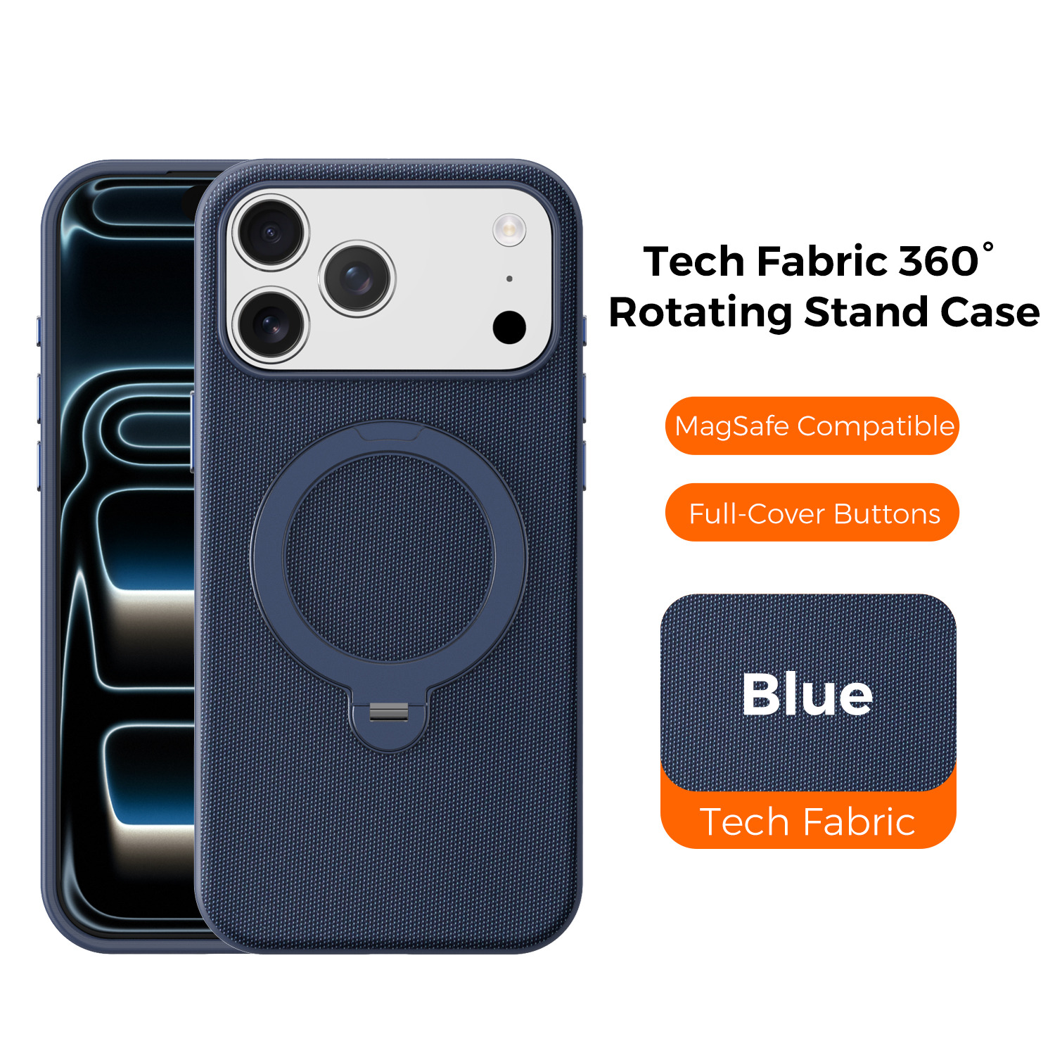 Tech Woven Accessories - 360° Rotation Ring Stand Tech Woven