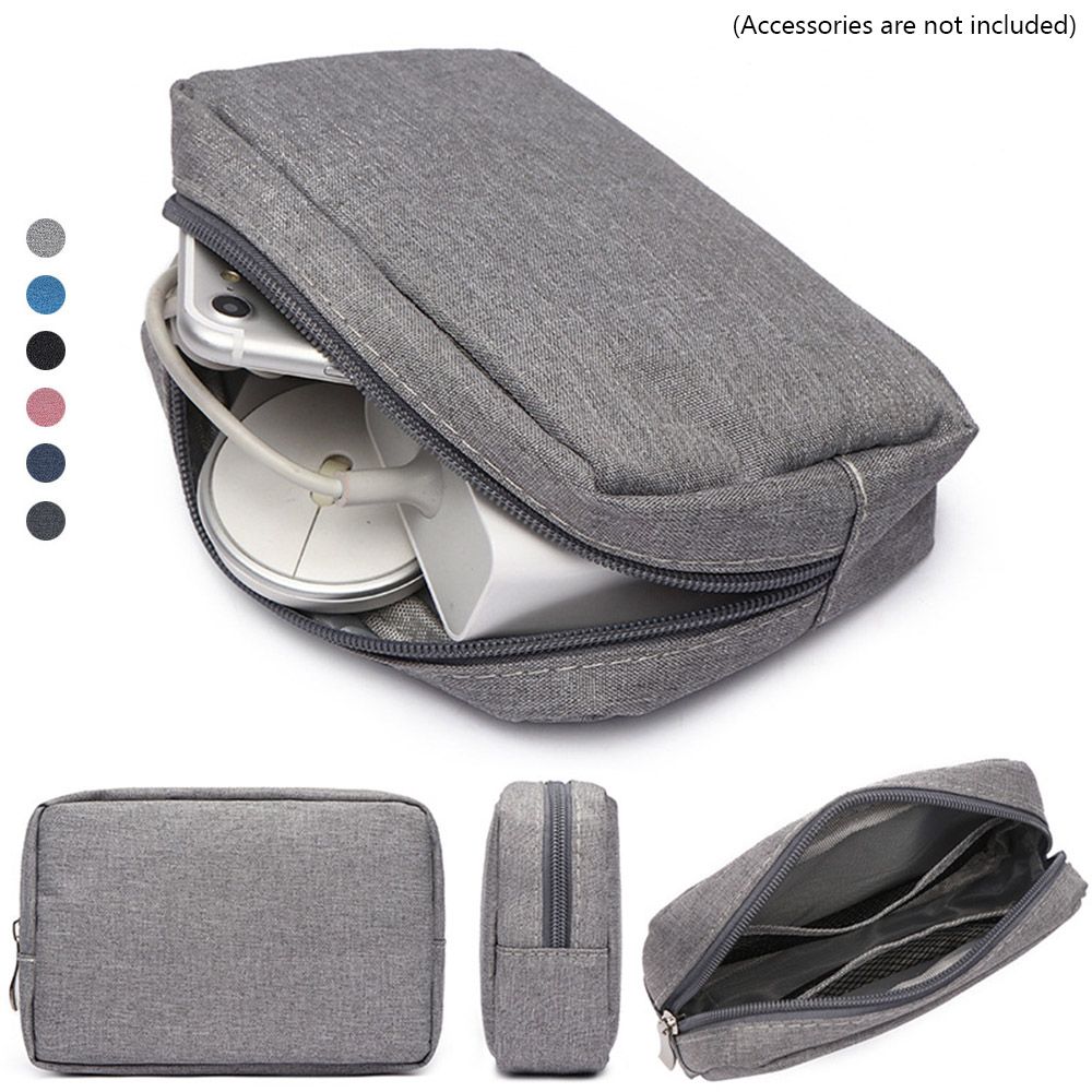Cable Organizer Bag - Portable USB Cable Earphone Organizer Storage