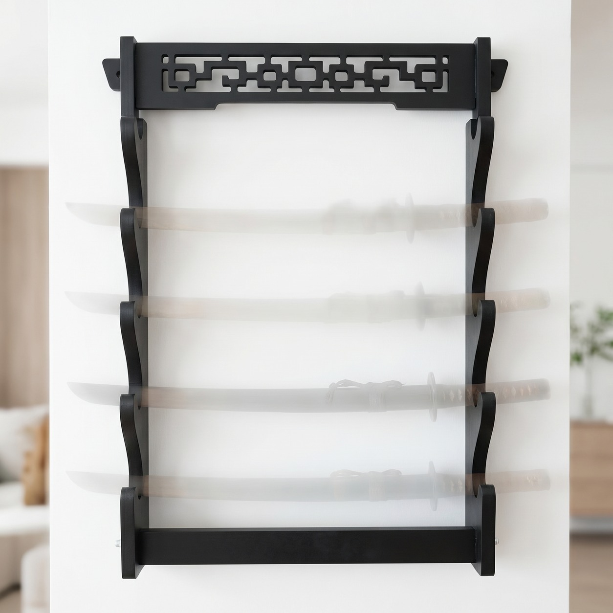 Tech Room Accessories - Wall Mount Katana Stand Rack Sword