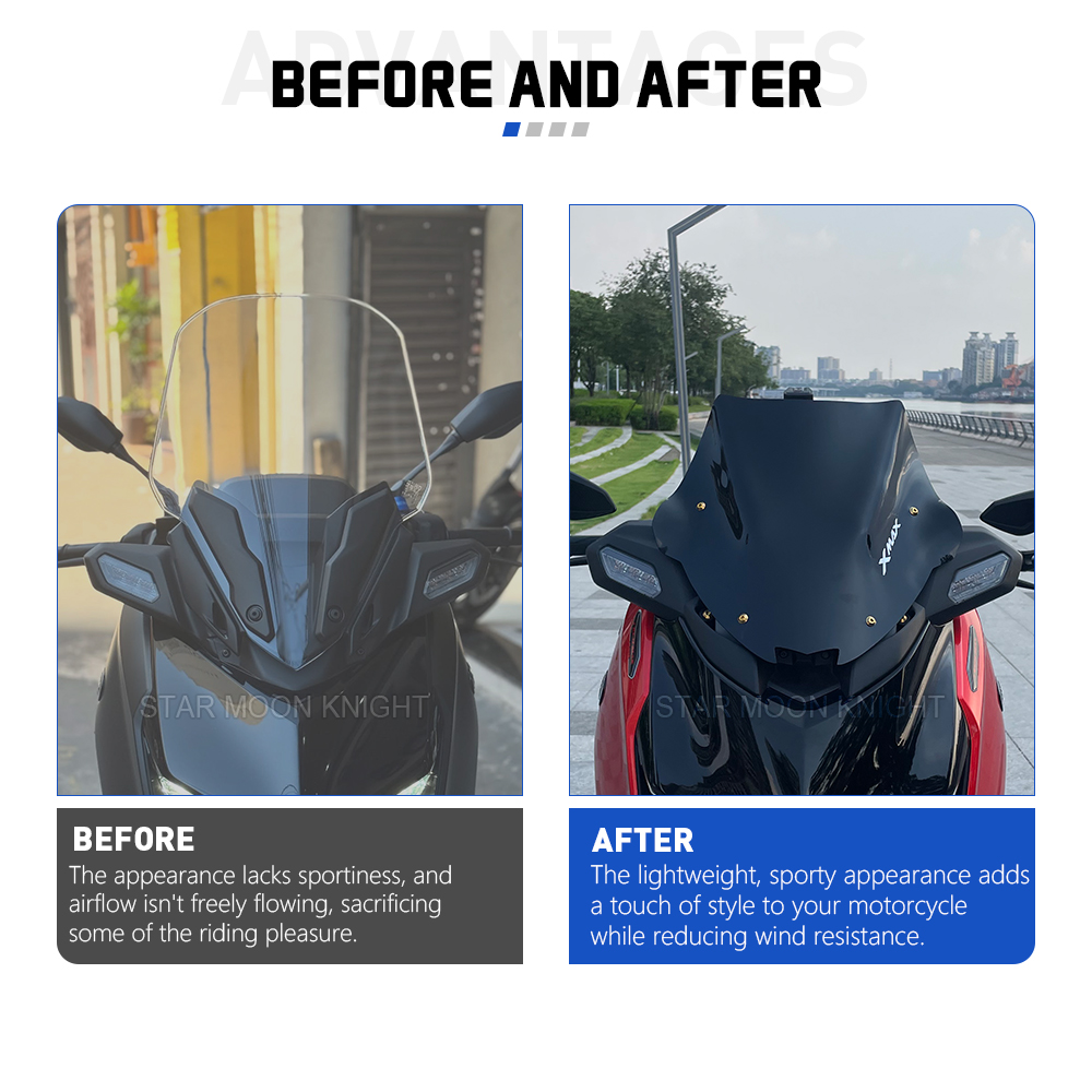 Motorcycle Sport Windshield Fo - X Tech Accessories review and price