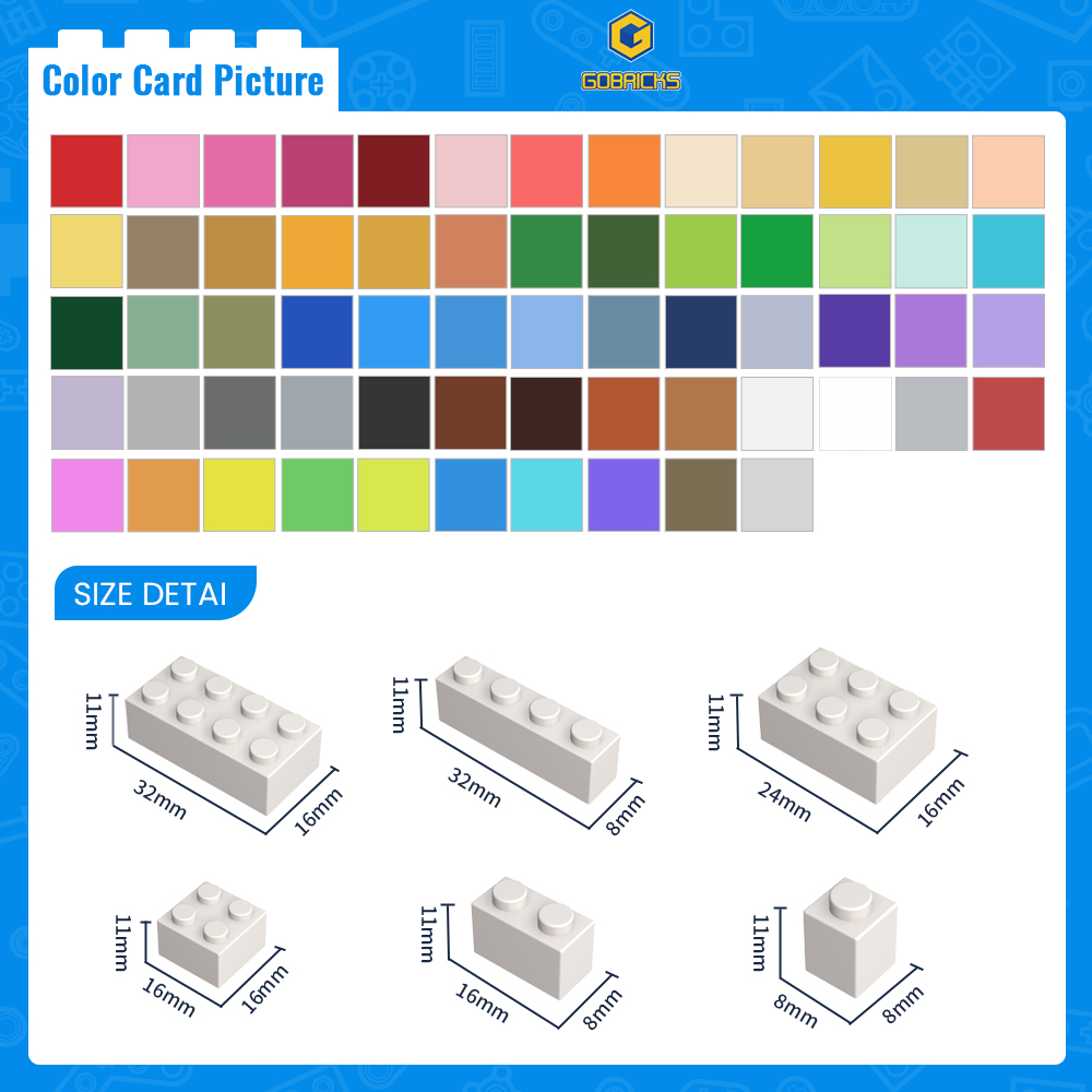 Gobricks 50pcs 3001 MOC Access - X Tech Accessories review and price