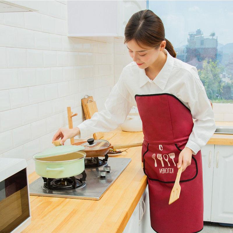 Korean Style Auto No-Tie Apron - Tech Accessories Logo review and price