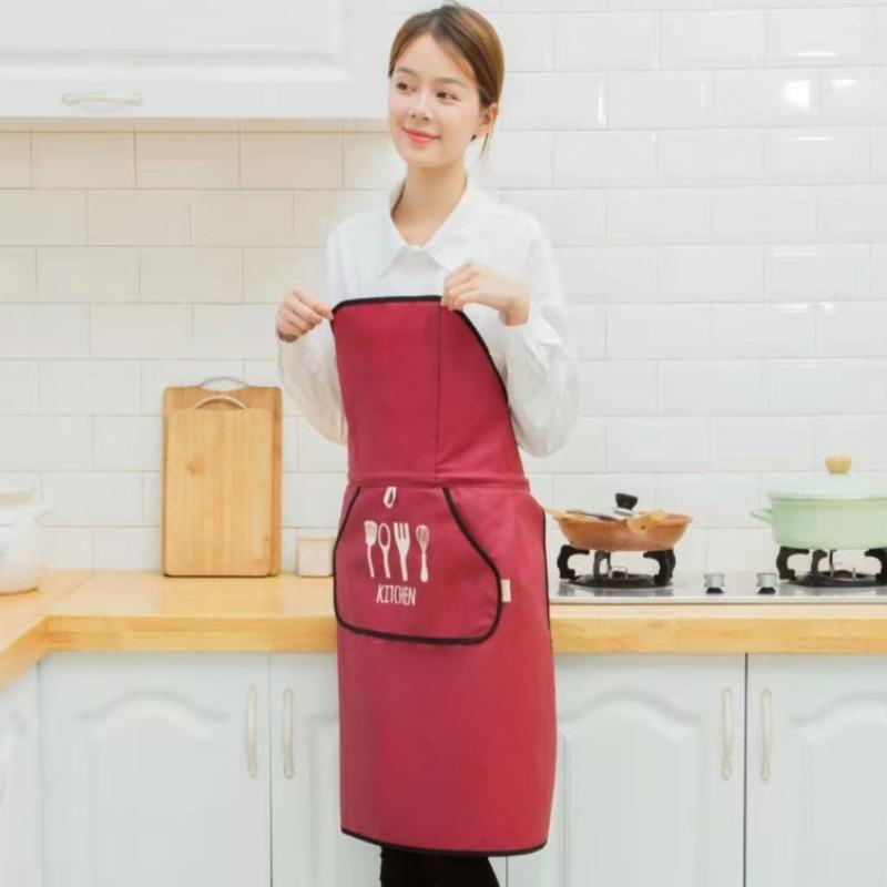Korean Style Auto No-Tie Apron - Tech Accessories Logo review and price