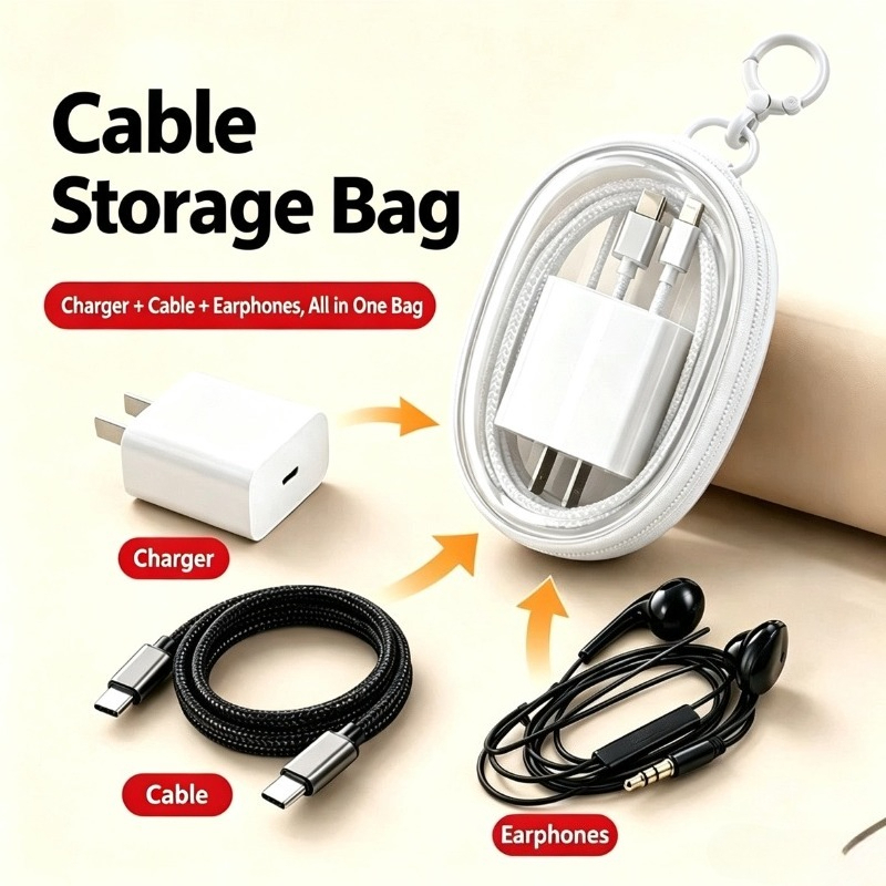 Portable Travel Waterproof Dat - Cable Organizer Bag review and price