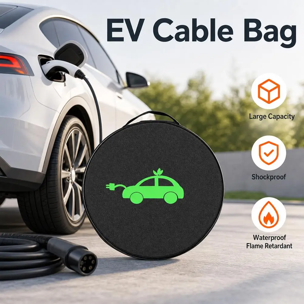 EV Car Battery Jumper Cable Ba - Cable Organizer Bag review and price