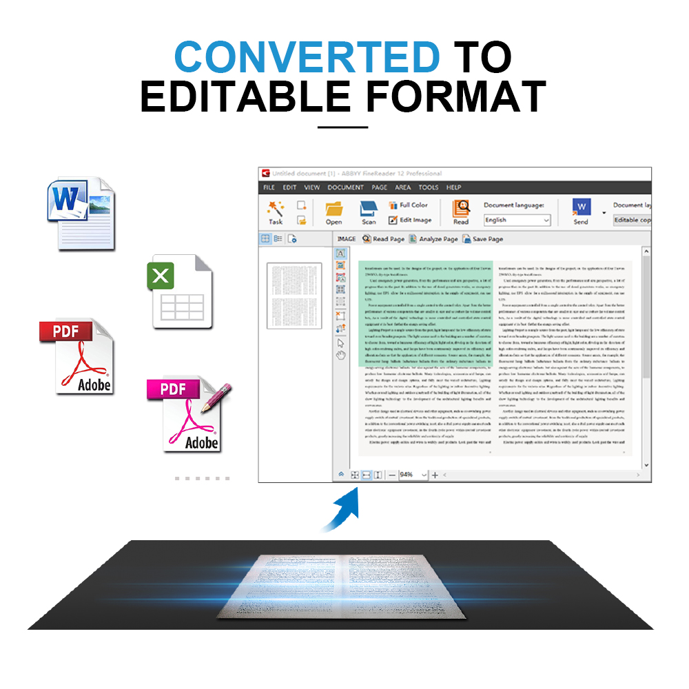 JOYUSING  L14 14MP HD Book & D - Document Scanner Portable review and price