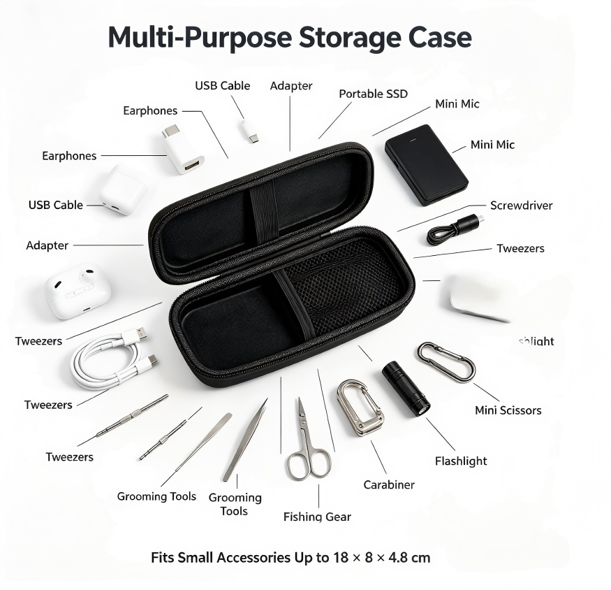 Hard EVA Carrying Storage Case - Cable Organizer Bag review and price