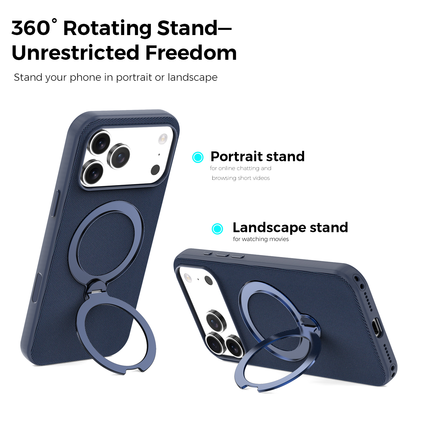 360° Rotation Ring Stand Tech  - Tech Woven Accessories review and price