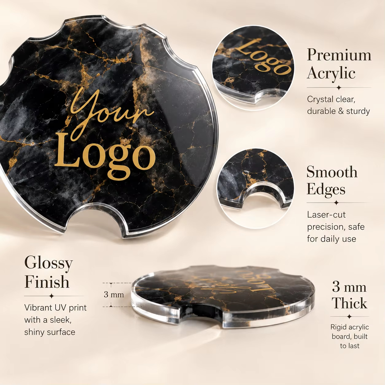 Custom Logo Nail Art Display C - Tech Accessories Logo review and price