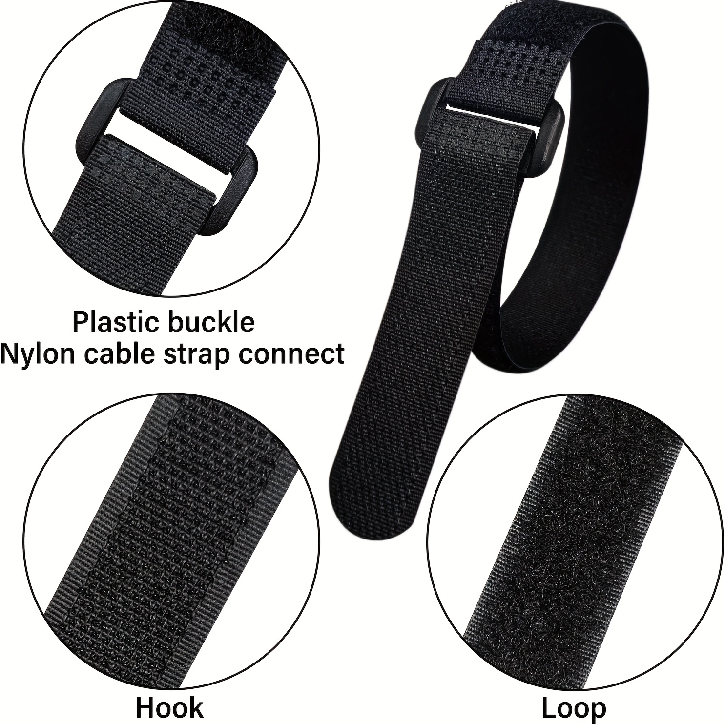 Velcros Straps Reusable Organi - Tech Room Accessories review and price
