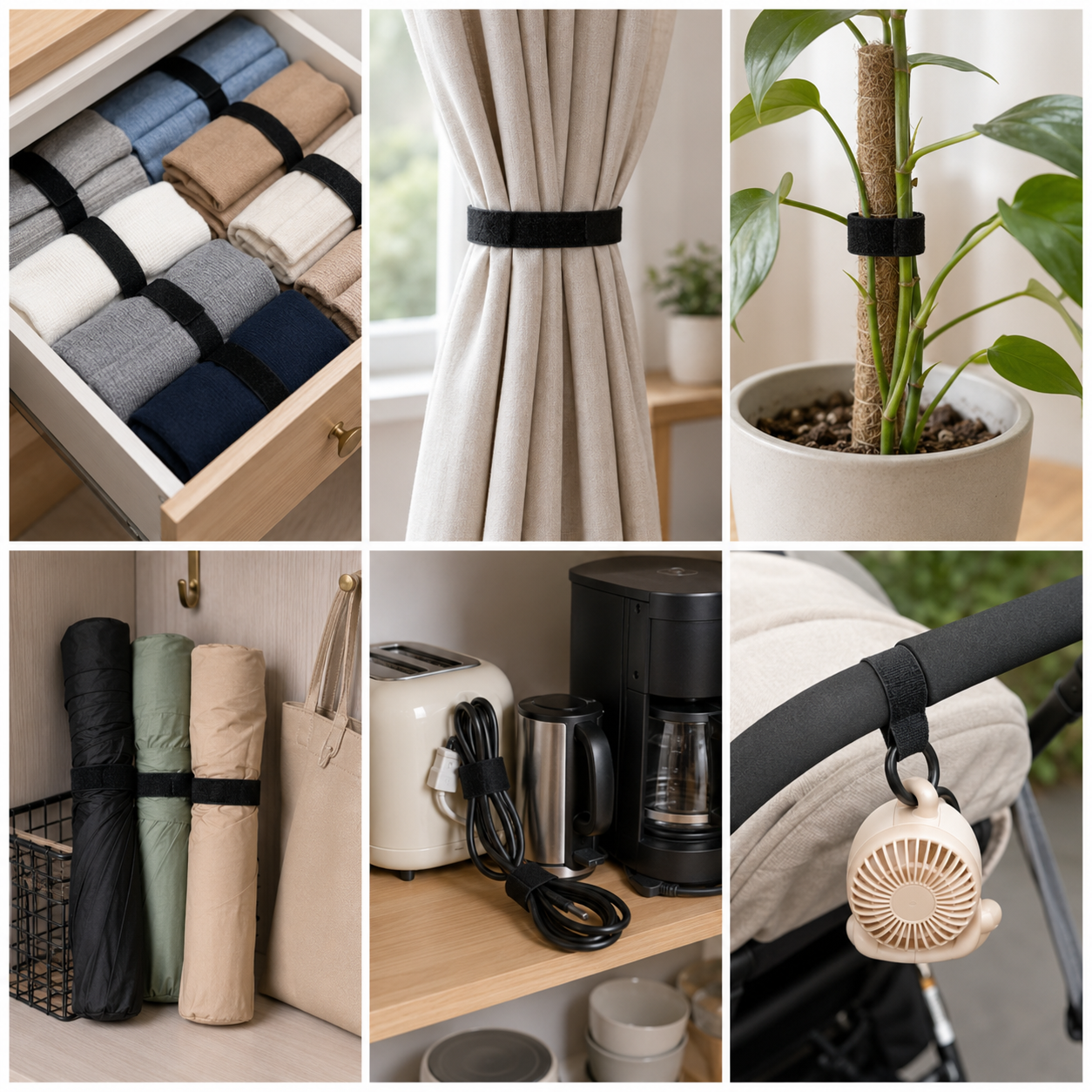 Velcros Straps Reusable Organi - Tech Room Accessories review and price