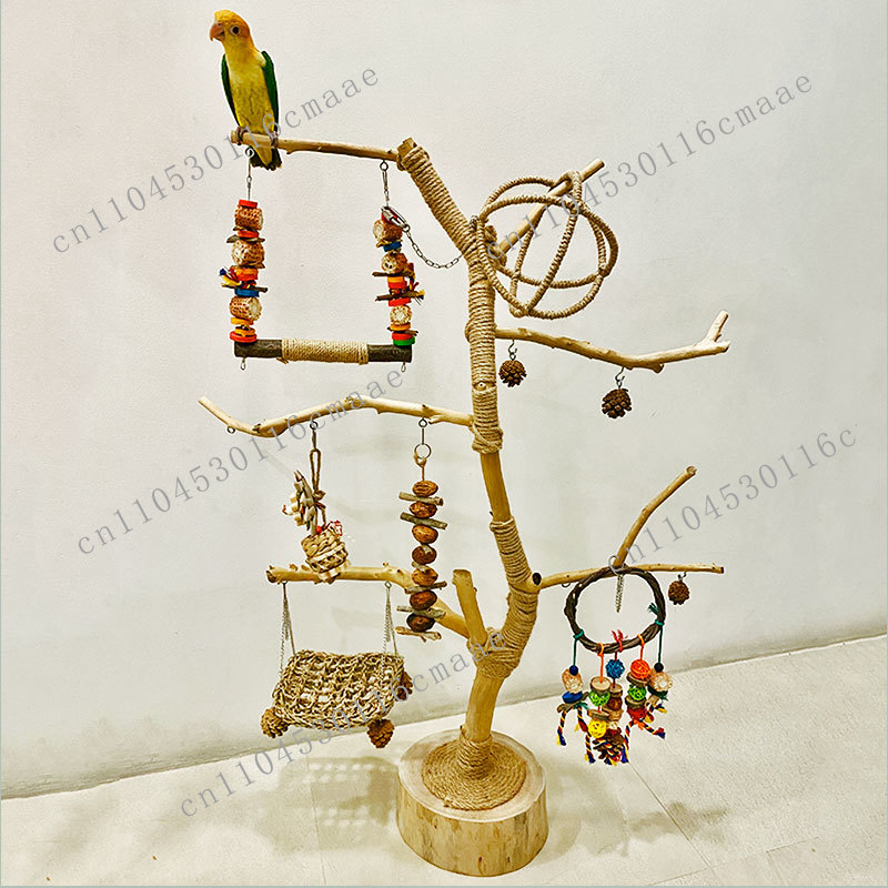 NEW Branch Bird Stand Log Deco - Tech Room Accessories review and price