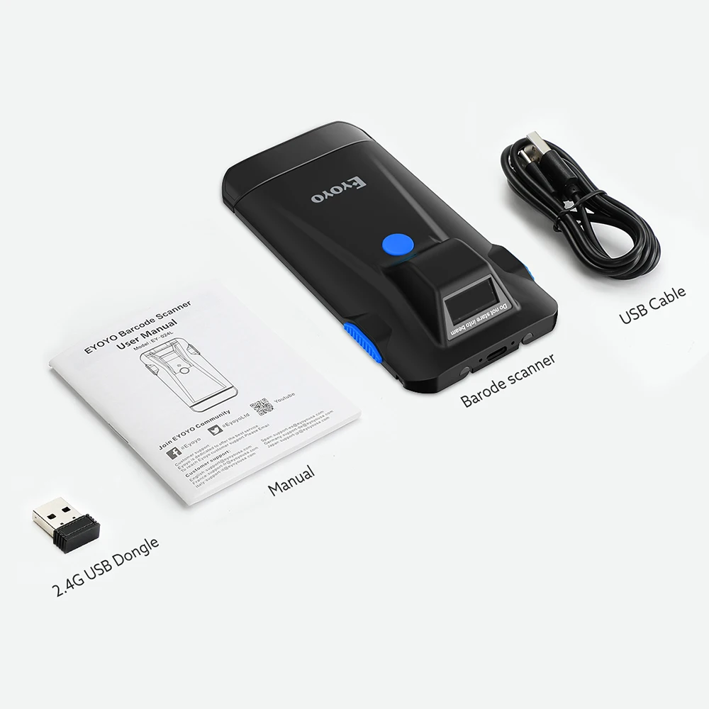 Eyoyo EY-024 2D Bluetooth Barc - Document Scanner Portable review and price